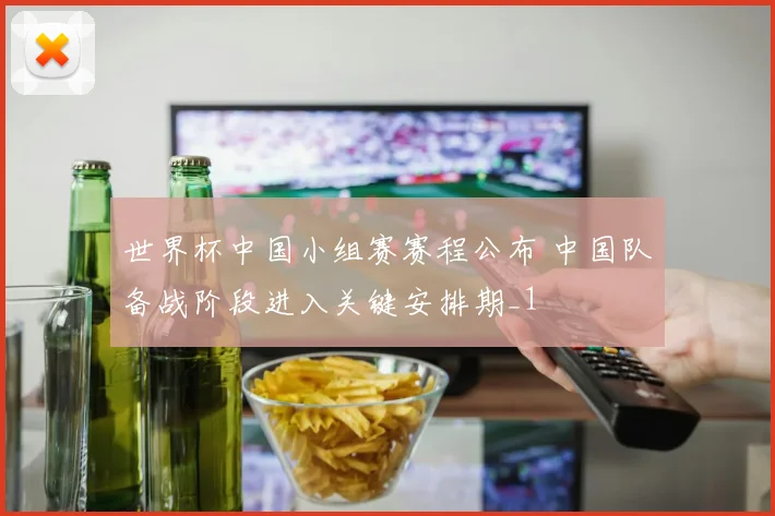 世界杯中国小组赛赛程公布 中国队备战阶段进入关键安排期_1